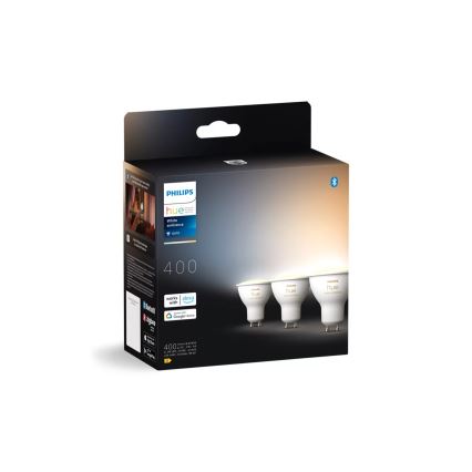 SET 3x Lampadina LED dimmerabile Philips Hue WHITE AMBIANCE GU10/4,2W/230V 2200-6500K