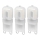 SET 3x Lampadina LED ECOLINE G9/2,5W/230V 3000K - Brilagi