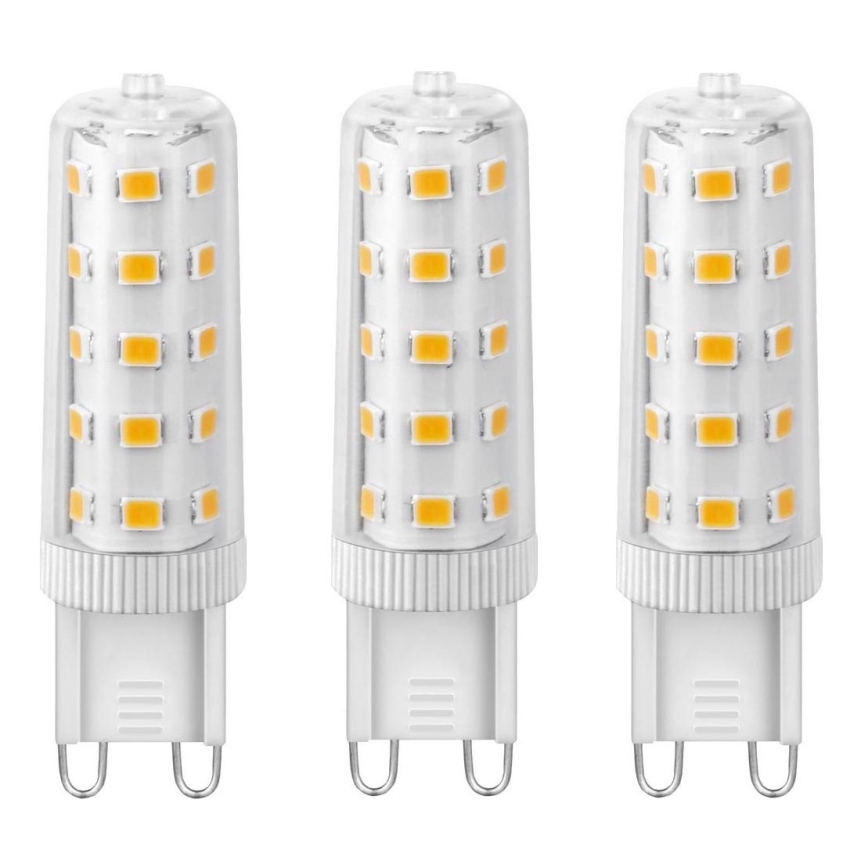 SET 3x Lampadina LED ECOLINE G9/4,5W/230V 3000K - Brilagi