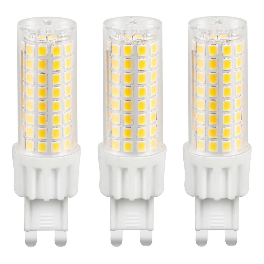SET 3x Lampadina LED ECOLINE G9/7W/230V 3000K - Brilagi
