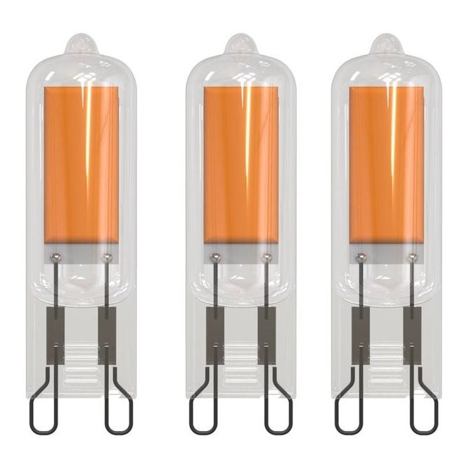 SET 3x Lampadina LED G9/2W/230V 3000K - Eglo 10614