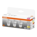 SET 3x Lampadina LED PAR16 GU10/2,6W/230V 2700K - Osram