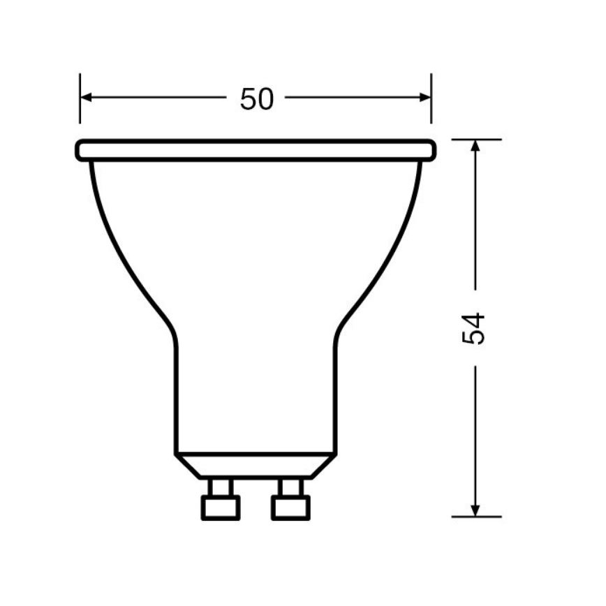 SET 3x Lampadina LED PAR16 GU10/6,9W/230V 2700K 36° - Osram