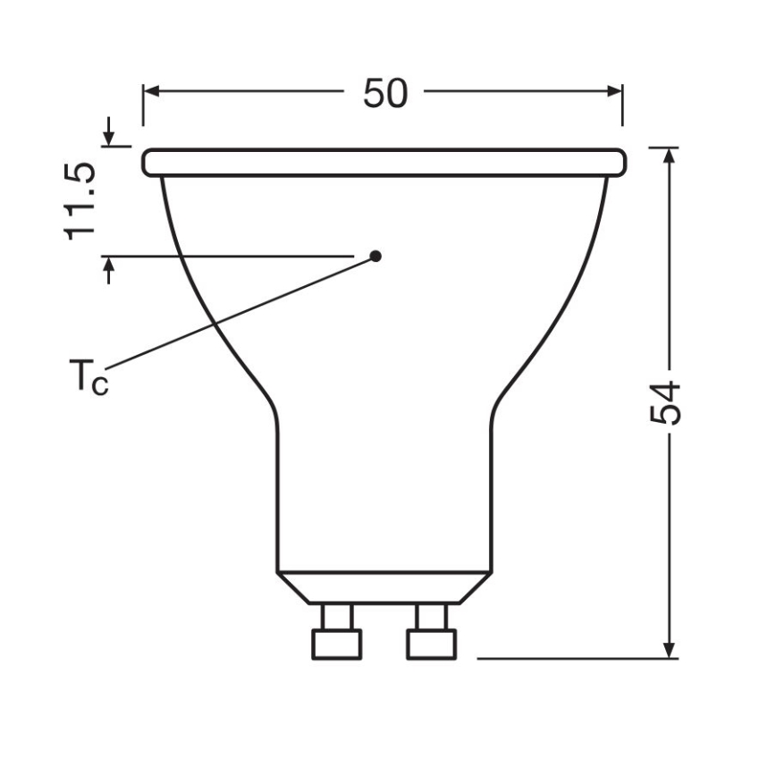 SET 3x Lampadina LED PAR16 GU10/6,9W/230V 6500K - Osram