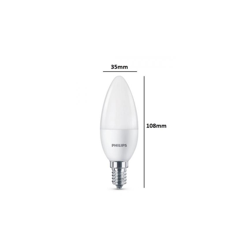 Set 3x Lampadina LED Philips E14/5,5W/230V 2700K