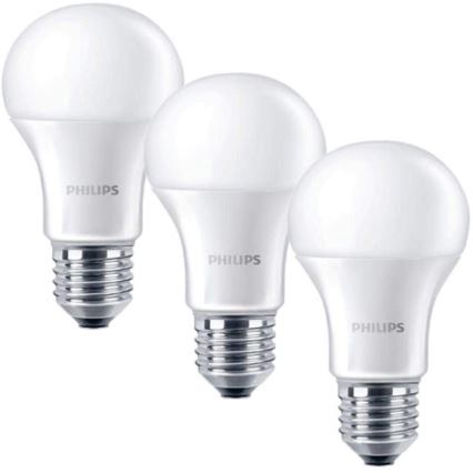 SET 3x Lampadina LED Philips E27/5,5W/230V 2700K