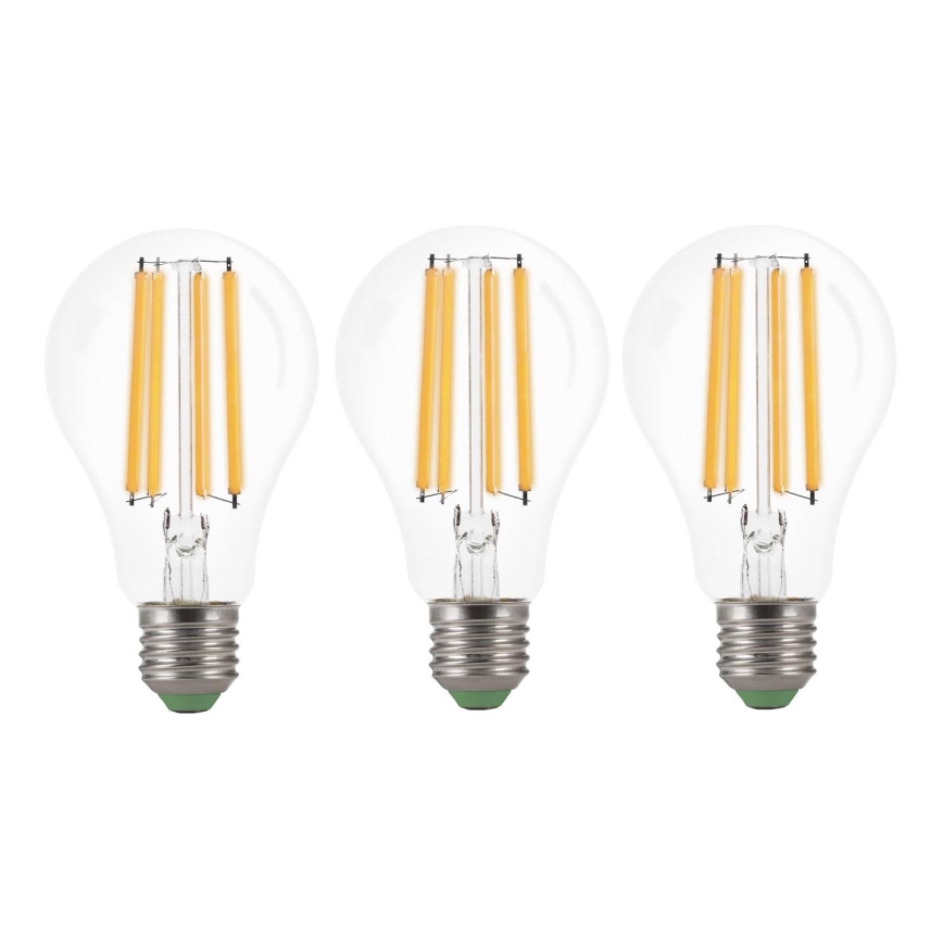 SET 3x Lampadina LED VINTAGE A60 E27/9W/230V 3000K - Brilagi