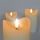 SET 3x LED Candela di cera naturale LED/3xAAA/bianco caldo