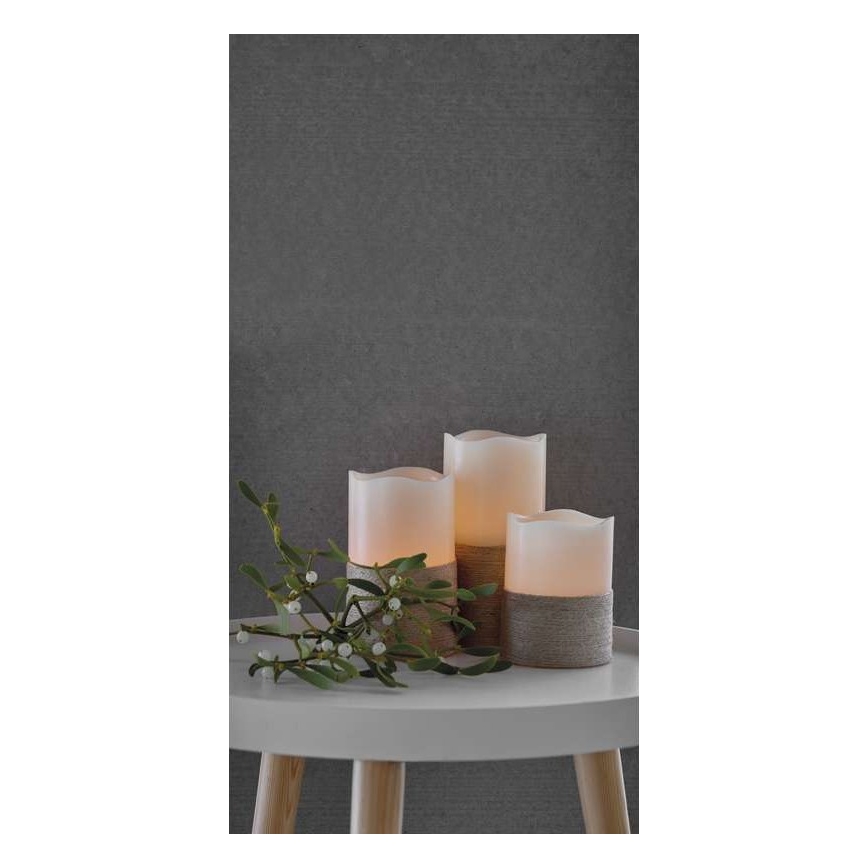 SET 3x LED Decorazioni natalizie 3xLED/3x3AAA + telecomando