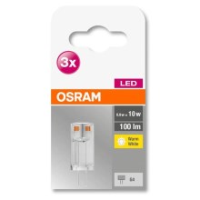 SET 3x LED Lampadina G4/0,9W/12V 2700K - Osram