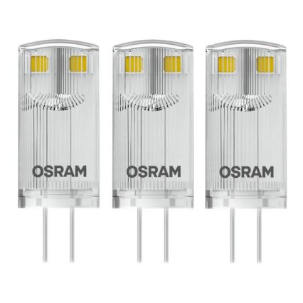 SET 3x LED Lampadina G4/0,9W/12V 2700K - Osram