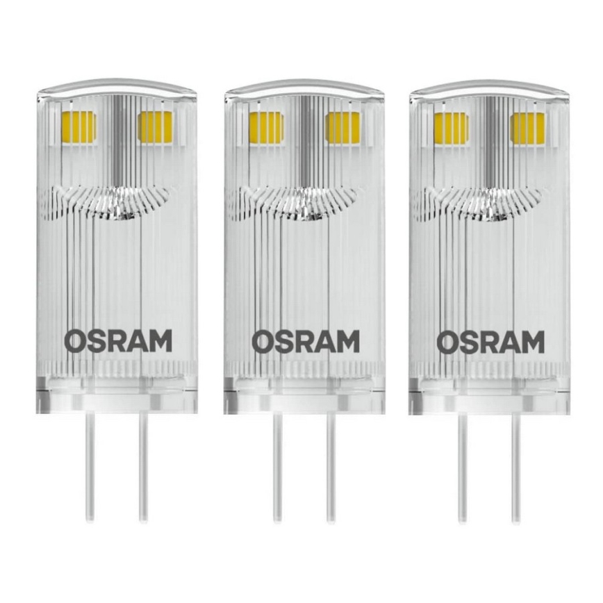 SET 3x LED Lampadina G4/0,9W/12V 2700K - Osram