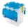 SET 3x Scatola di stoccaggio DRAGON 24 l blu/limpido