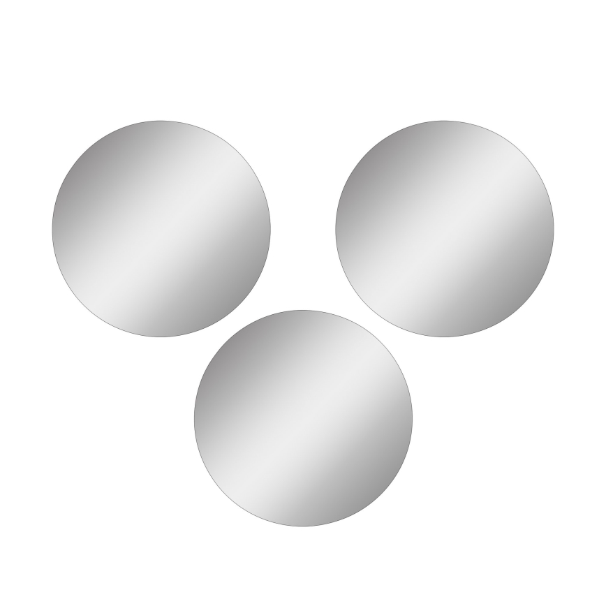 SET 3x Specchio da parete ROUND diam. 30 cm