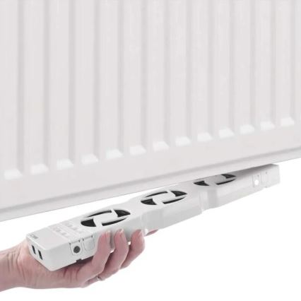 SET 3x Ventola del radiatore 5/230V bianco