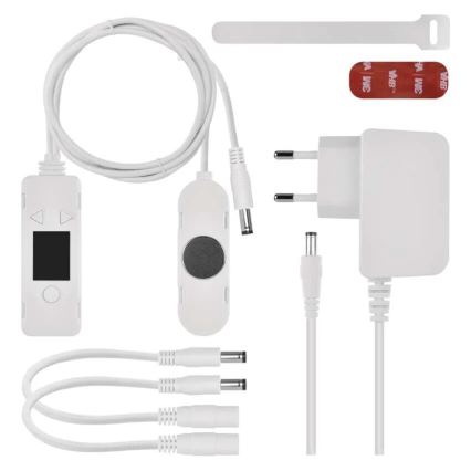SET 3x Ventola del radiatore 5/230V bianco