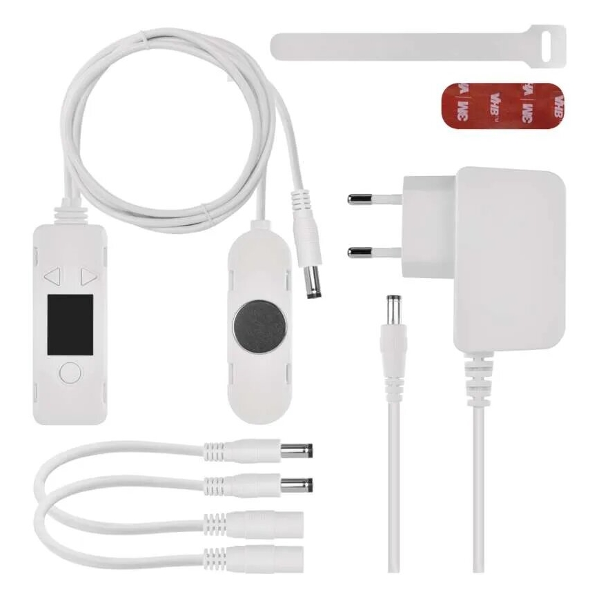 SET 3x Ventola del radiatore 5/230V bianco