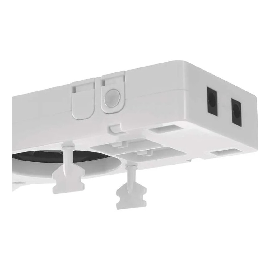 SET 3x Ventola del radiatore 5/230V bianco