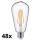 SET 48x Lampadina LED VINTAGE ST64 E27/7W/230V 2700K