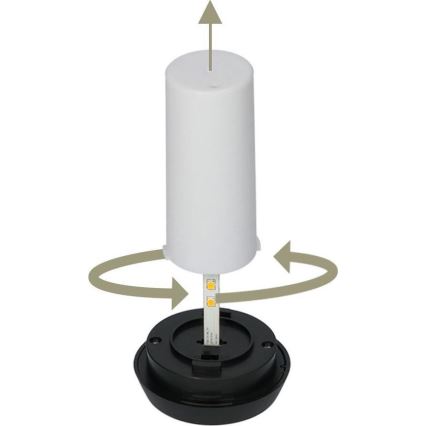SET 4x Lampada solare LED 4xLED/3,6V 1xAAA IP44 100 mAh