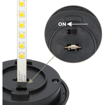 SET 4x Lampada solare LED 4xLED/3,6V 1xAAA IP44 100 mAh