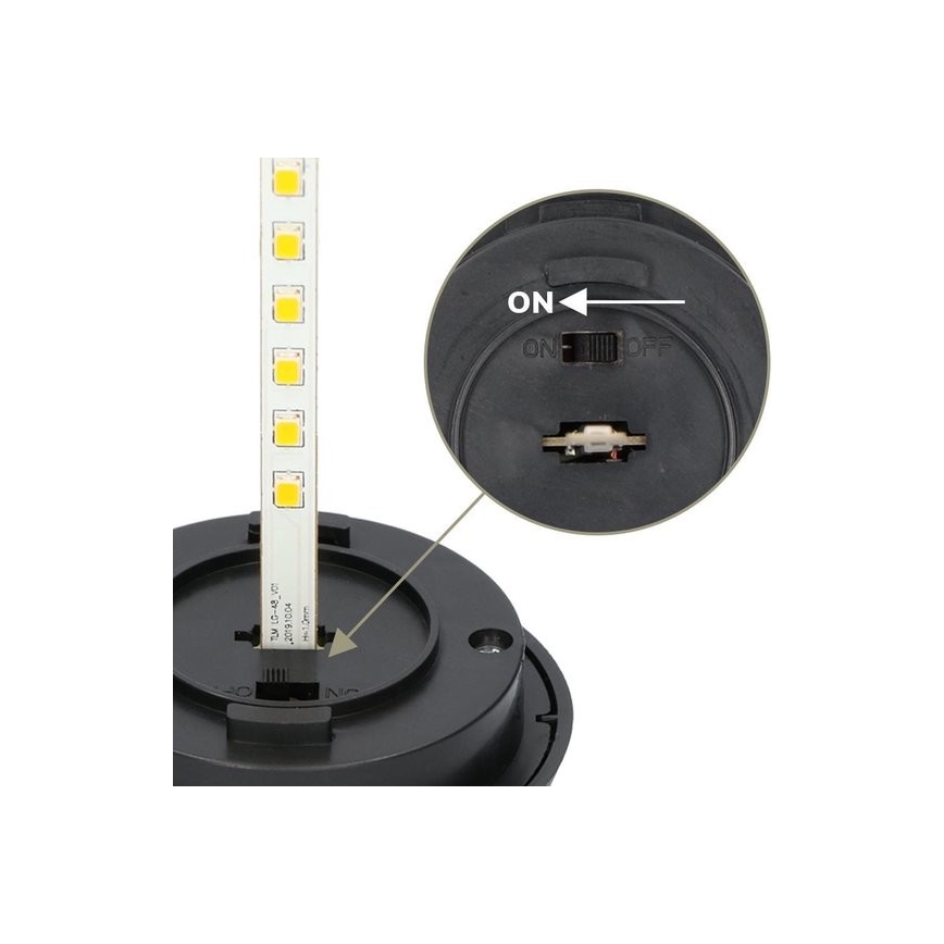 SET 4x Lampada solare LED 4xLED/3,6V 1xAAA IP44 100 mAh