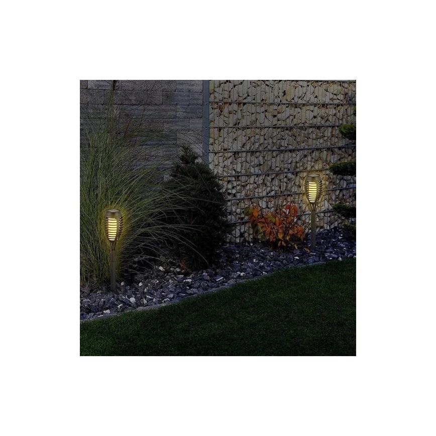 SET 4x Lampada solare LED 4xLED/3,6V 1xAAA IP44 100 mAh