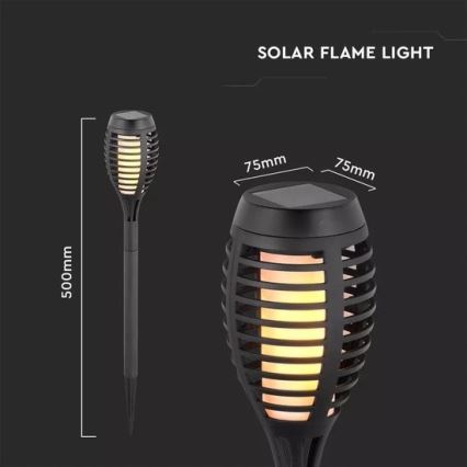 SET 4x Lampada solare LED 4xLED/3,6V 1xAAA IP44 100 mAh