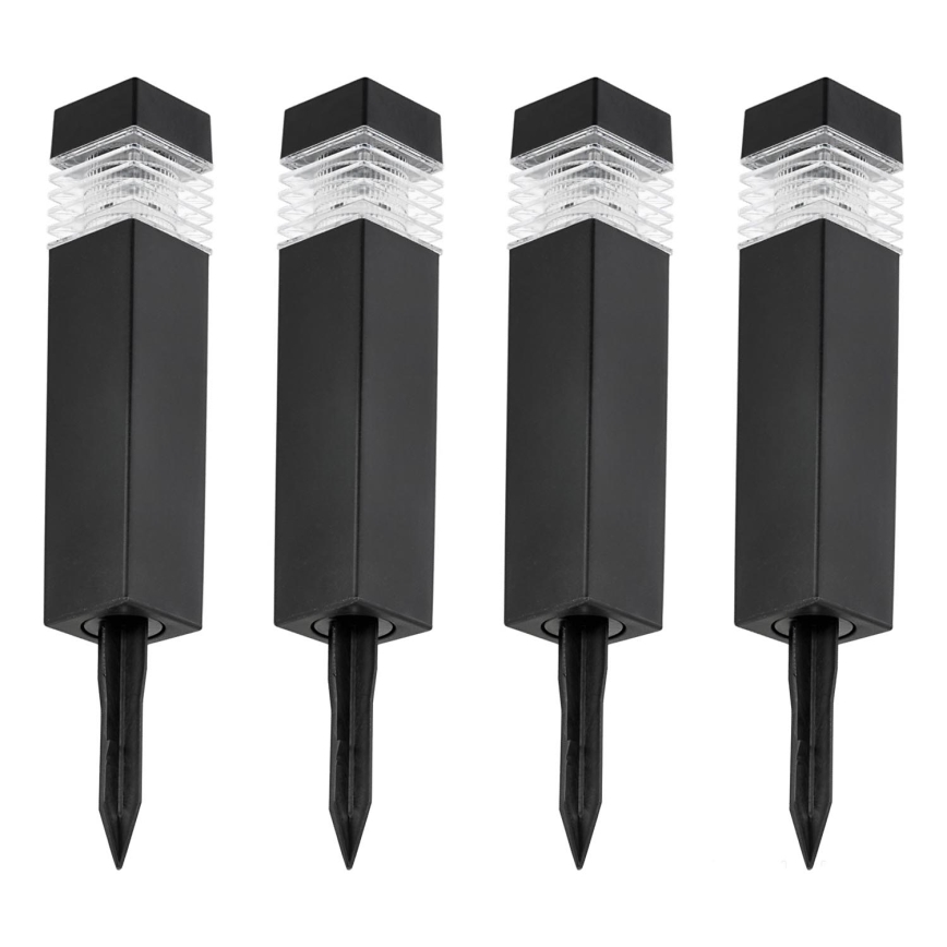 SET 4x Lampada solare LED LED/0,06W/1,2V 1xAAA 6000K IP44 100 mAh