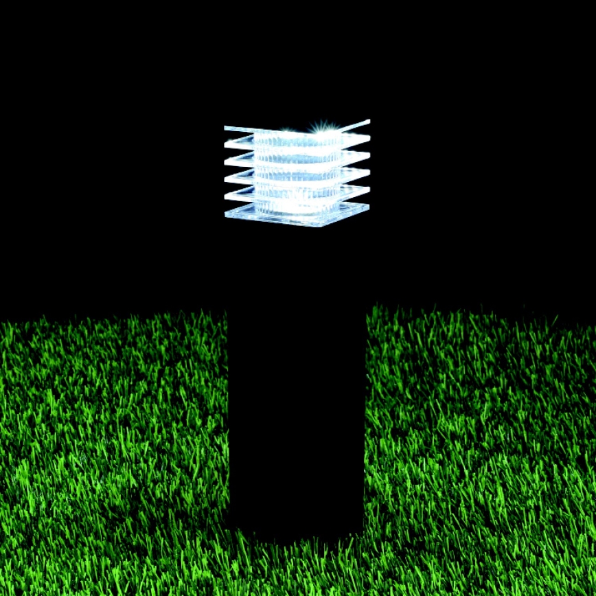 SET 4x Lampada solare LED LED/0,06W/1,2V 1xAAA 6000K IP44 100 mAh