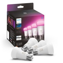 SET 4x Lampadine LED Dimmerabili Philips Hue White And Color Ambience E27/6,5W/230V 2000-6500K