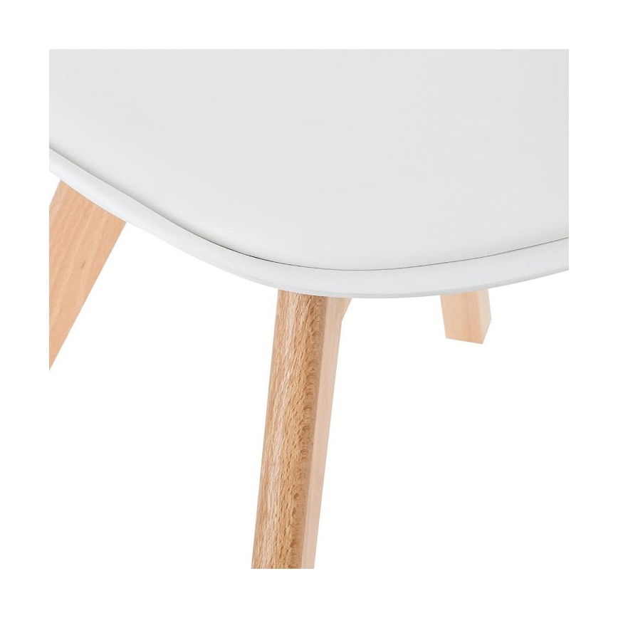 SET 4x Sedia da pranzo BAYA faggio/bianco
