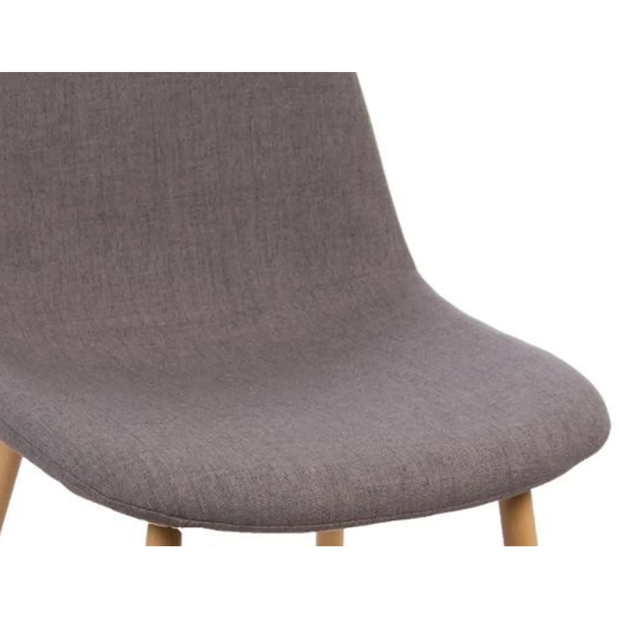 SET 4x Sedia da pranzo ROKA grigio scuro