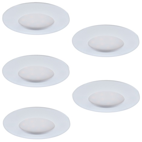 SET 5x Lampada da incasso LED dimmerabile 1xLED/4,5W/230V bianco
