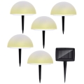 SET 5x Lampada LED solare LED/1,2V multicolore