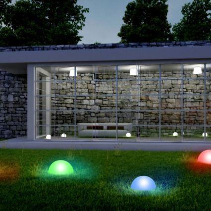 SET 5x Lampada LED solare LED/3,2V 600 mAh multicolore