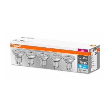 SET 5x Lampadina LED GU10/2,6W/230V 4000K - Osram