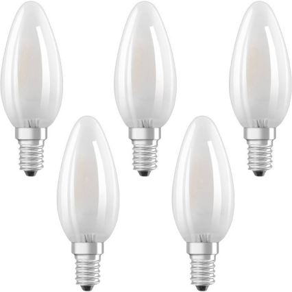SET 5x Lampadina LED VINTAGE E14/4W/230V 2700K - Osram