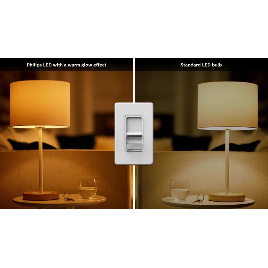 SET 6 lampadine LED dimmerabili Philips Warm Glow GU10/3,8W/230V 2200-2700K CRI 90