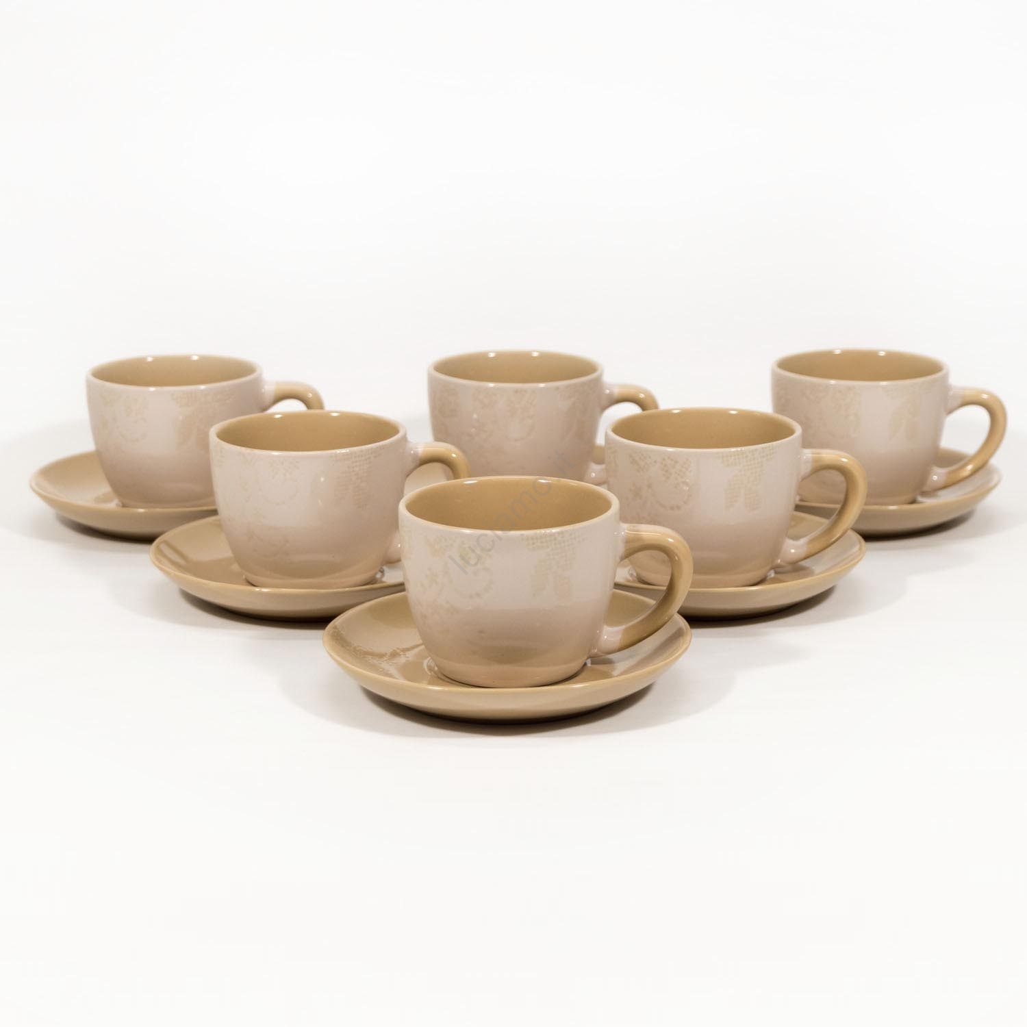 Set di Tazze da tè e piattino in Ceramica Bone China Tazze contemporanee Tazze da caffè Set di Tazze da caffè e piattino di Fascia Alta (Rosa Come Mostrato