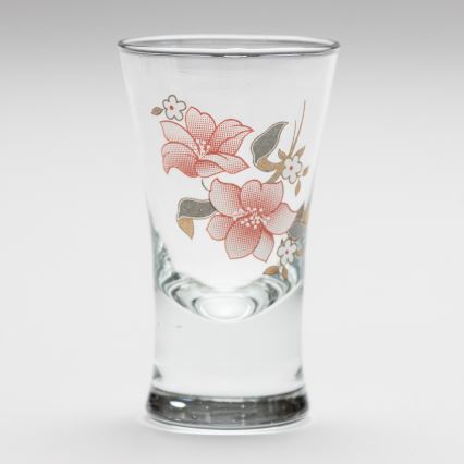 Set 6x bicchiere da liquore con motivo a bouquet no 2