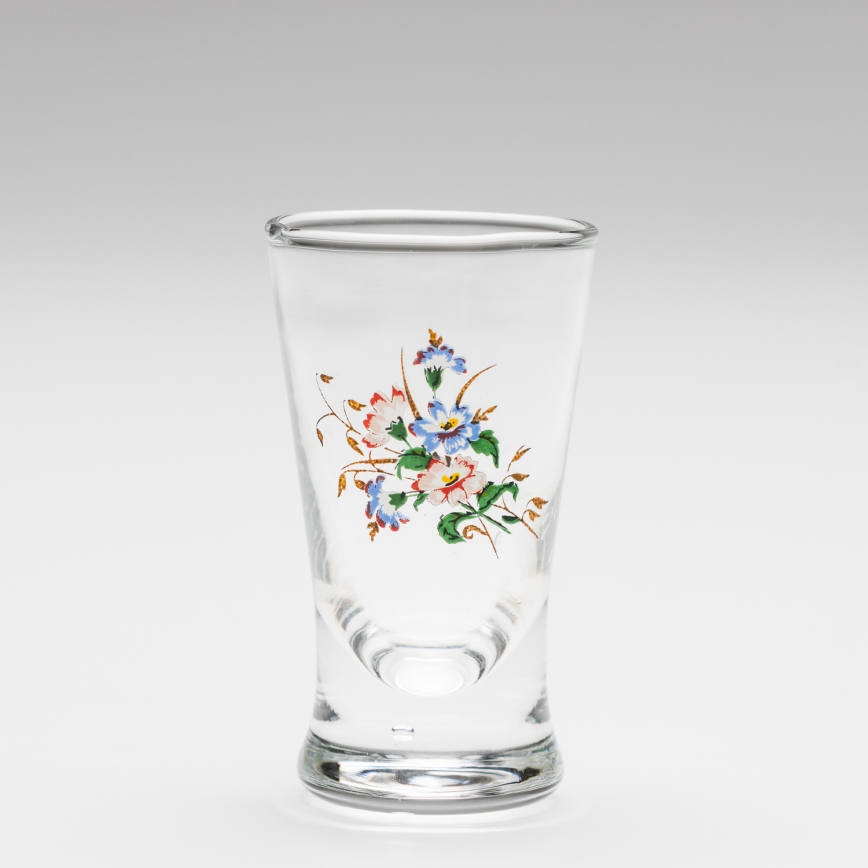Set 6x bicchiere da liquore con motivo a bouquet no 3