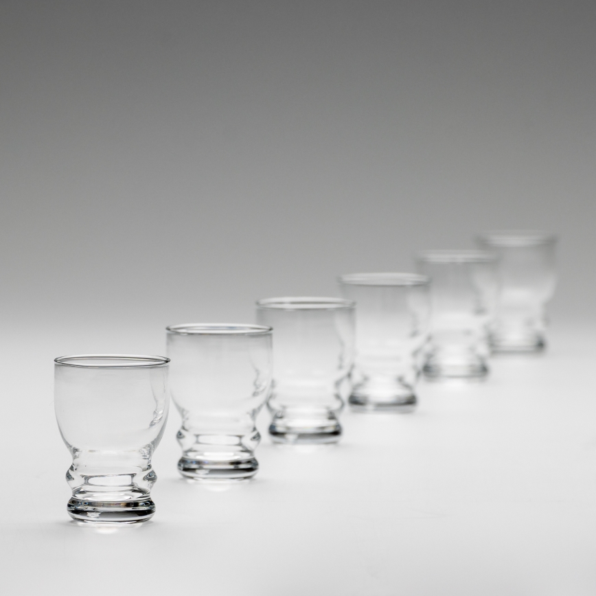 Set 6x bicchiere da liquore limpido
