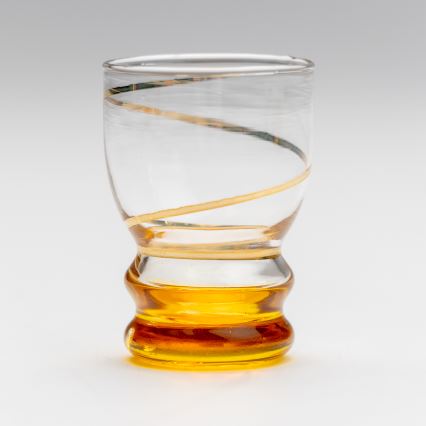 Set 6x bicchiere per shot limpido giallo