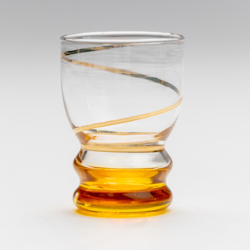Set 6x bicchiere per shot limpido giallo