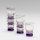 Set 6x bicchiere per shot limpido viola