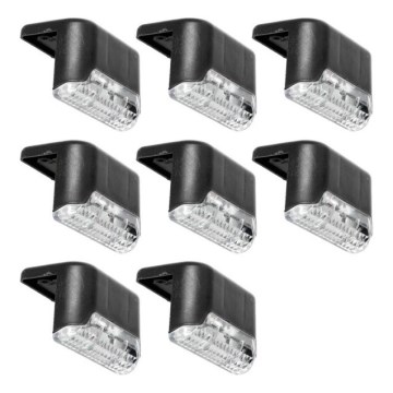SET 8x LED Illuminazione solare delle scale LED/0,06W/1,2V 3000K IP44 600 mAh