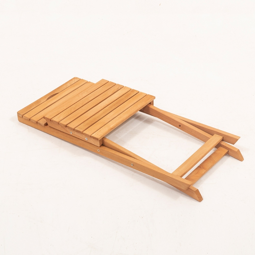 Set balcone con cuscino faggio