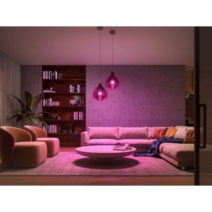 Set base Philips Hue WHITE AND COLOUR AMBIANCE 2xE27/9W/230V 2000-6500K + dispositivo di interconnessione