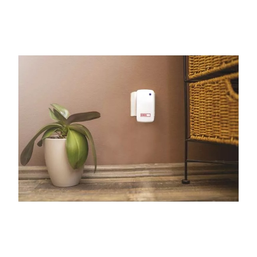 SET Campanello con presa wireless + 2 pulsanti 230V IP44